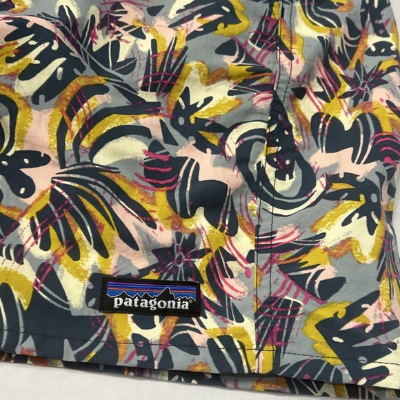 NWT Women's Patagonia 5" Baggies Shorts Nylon Pockets $69 Wild Botanist 57059 MD - Picture 10 of 11